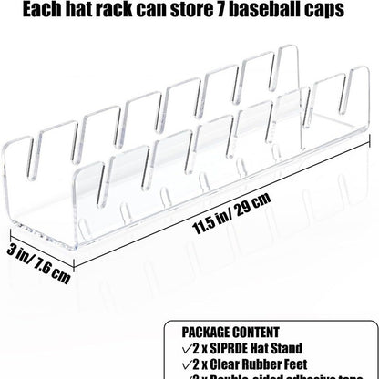 Baseball cap holder home baseball cap rack storage acrylic hat rack